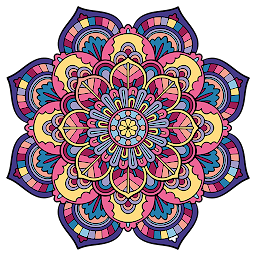 Mandalas Coloring Book Relax app icon
